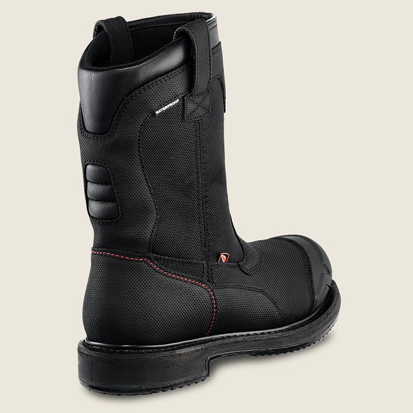 Red Wing Safety Boots Mens Black - Maxbond - 11-inch Waterproof Toe Pull-on - 0417682-IA